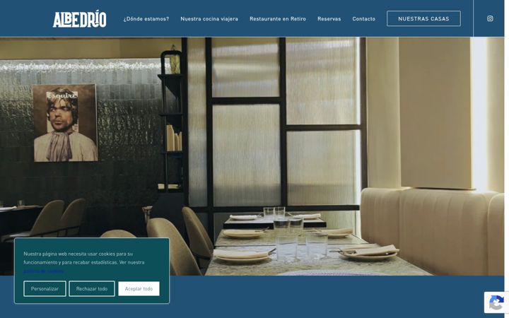 Screenshot of albedriotaberna.com