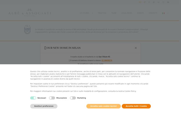 Screenshot of albeeassociati.it