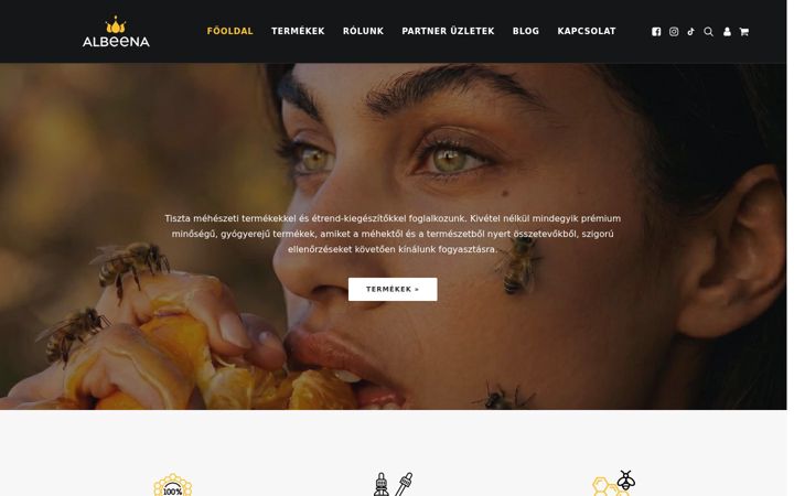 Screenshot of albeena.hu