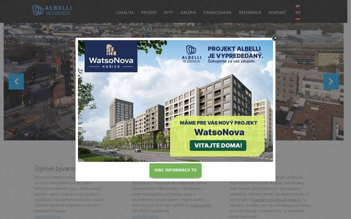 Screenshot of albelli.sk