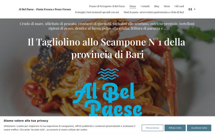 Screenshot of albelpaese.it