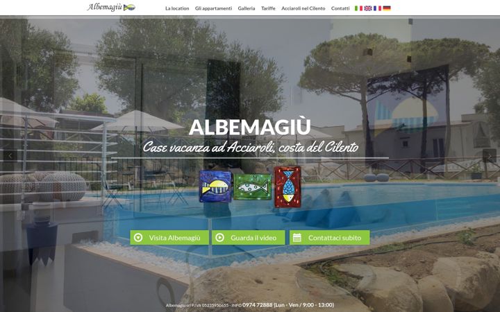 Screenshot of albemagiu.it