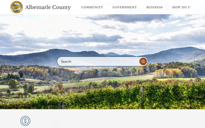Screenshot of albemarle.org