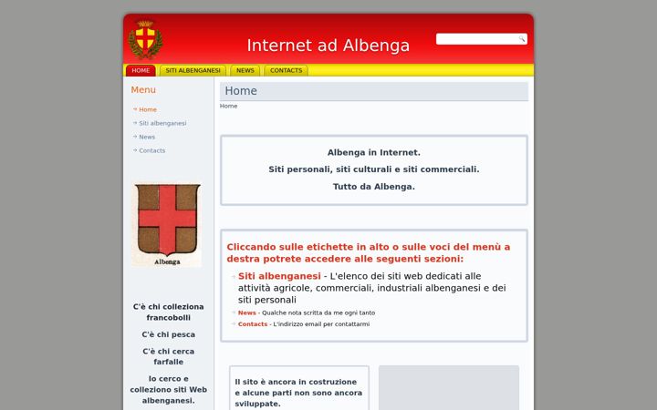 Screenshot of albenga.ovh