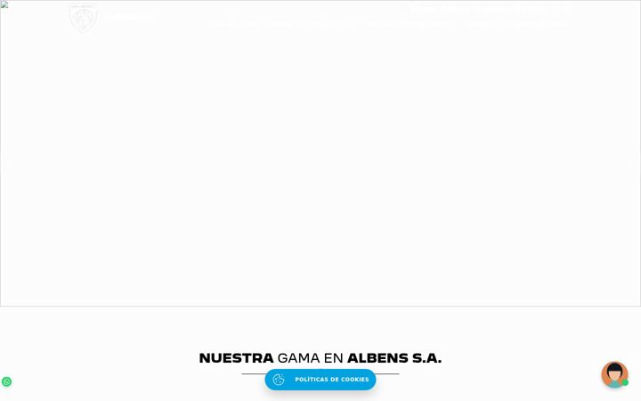 Screenshot di albens.com.ar