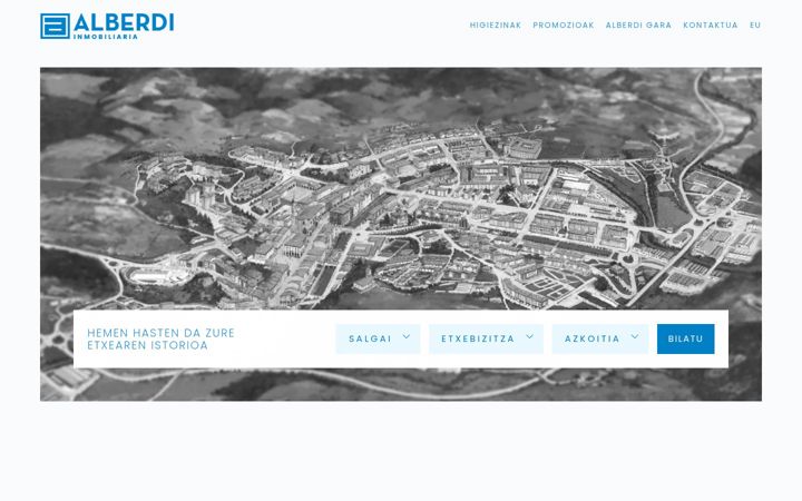 Ekrano kopija alberdi-inmobiliaria.com