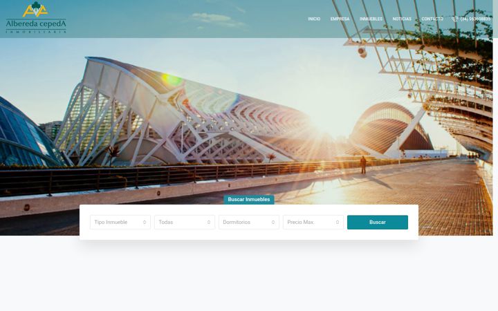 Screenshot of albereda.com
