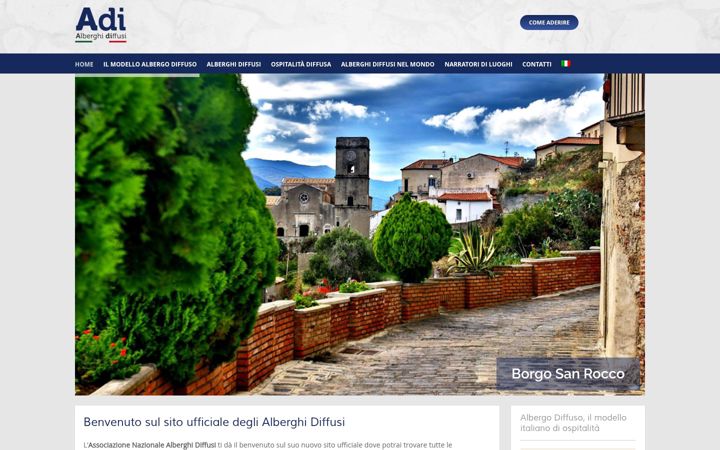 Screenshot von alberghidiffusi.it