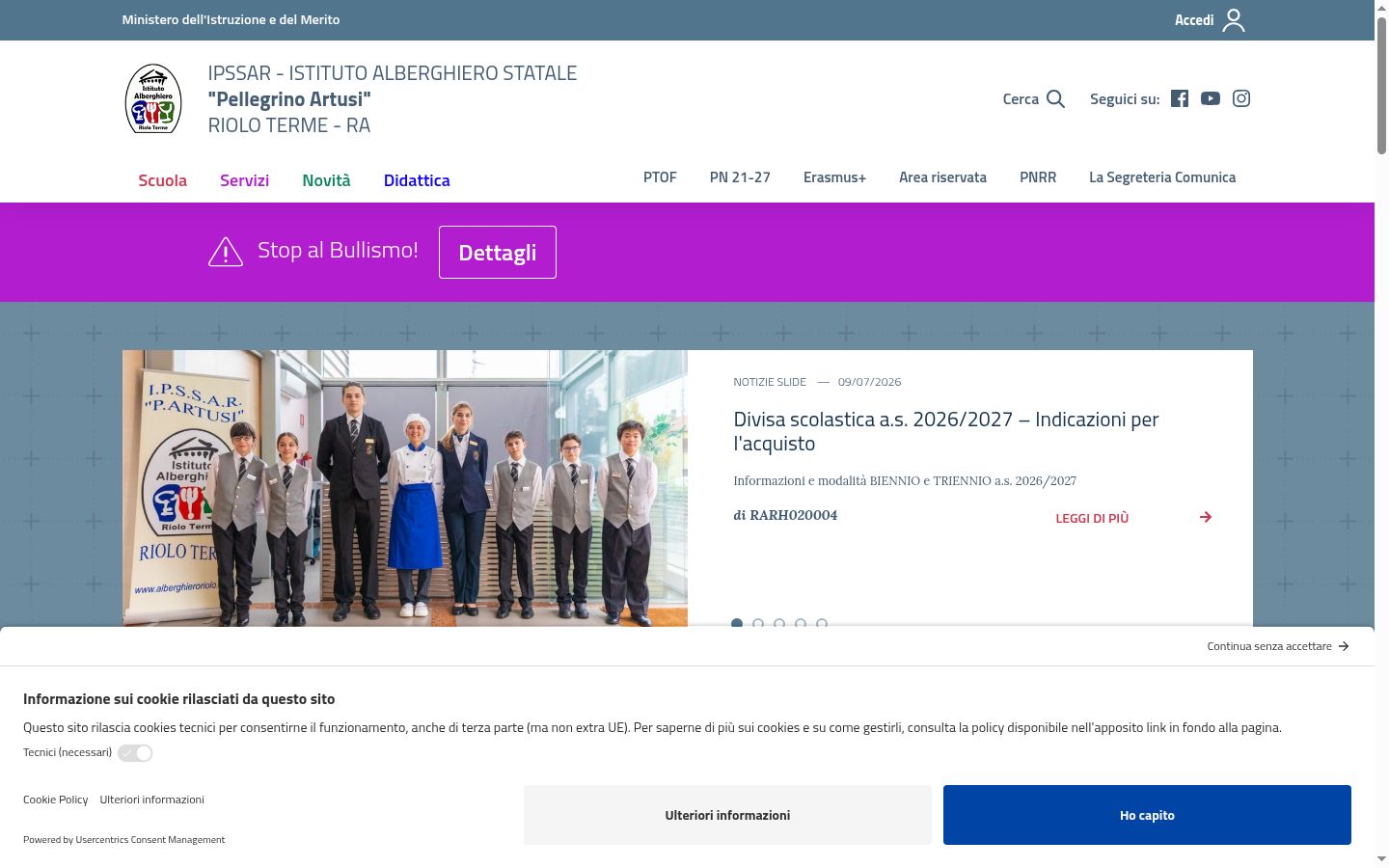 Snímek obrazovky baneru souhlasu zobrazeného před jakoukoli interakcí