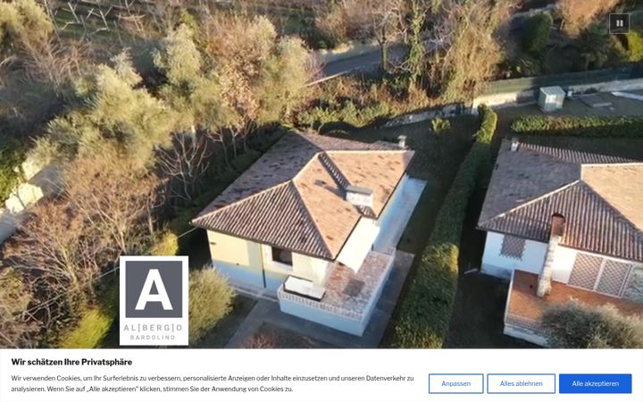 Screenshot of albergo-bardolino.com