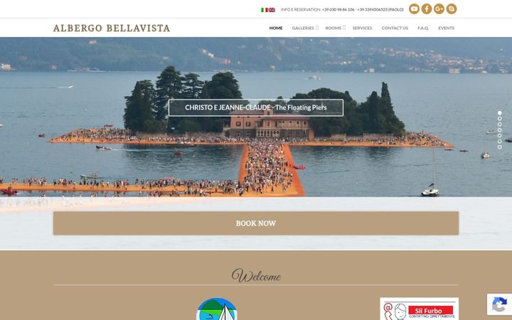 Screenshot of albergo-bellavista.it
