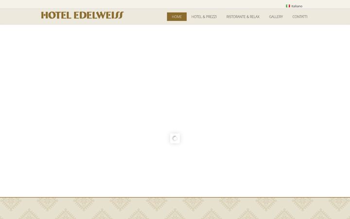Screenshot of albergo-edelweiss.it