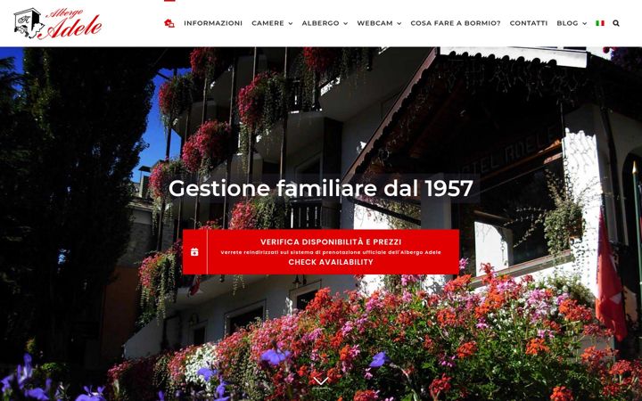 Screenshot of albergoadele.it