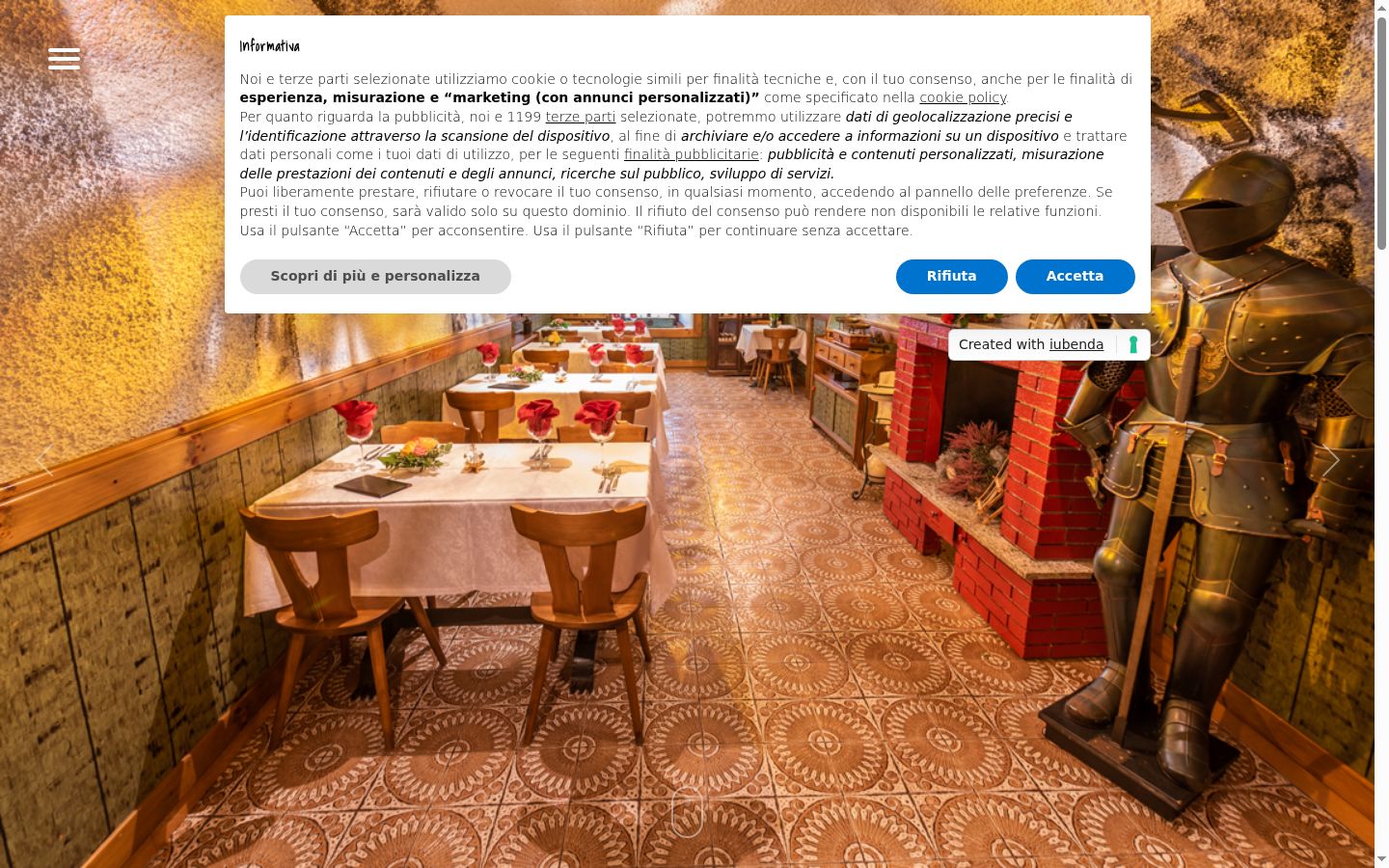 Snímka obrazovky banera súhlasu zobrazeného pred akoukoľvek interakciou