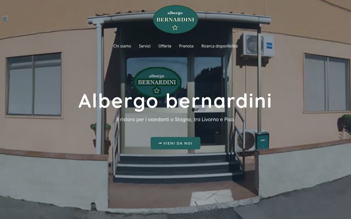 Screenshot of albergobernardini.it
