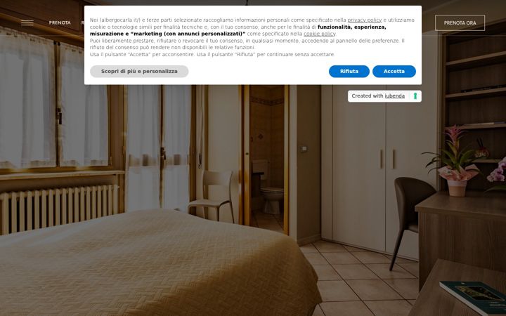 Ekrano kopija albergocarla.it