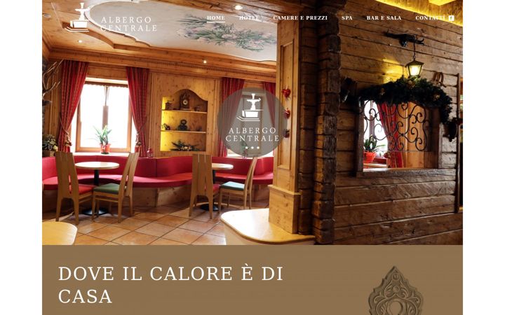 Capture d'écran de albergocentraleforni.com