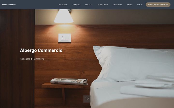 Screenshot of albergocommercio.it