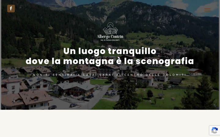Zrzut ekranu albergocontrin.com