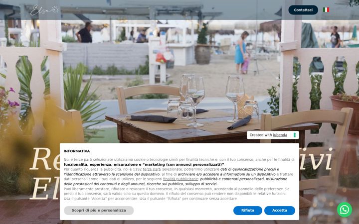 Screenshot of albergoelsa.com