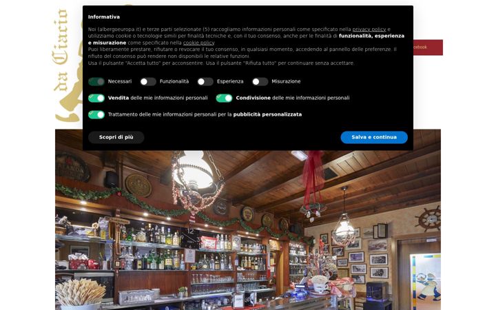 Screenshot von albergoeuropa.it