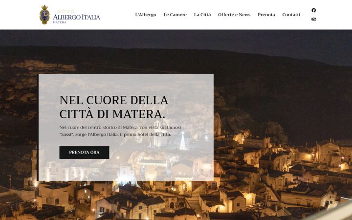 Screenshot of albergoitalia.com