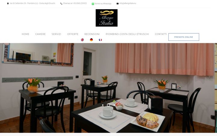 Screenshot of albergoitalia.eu