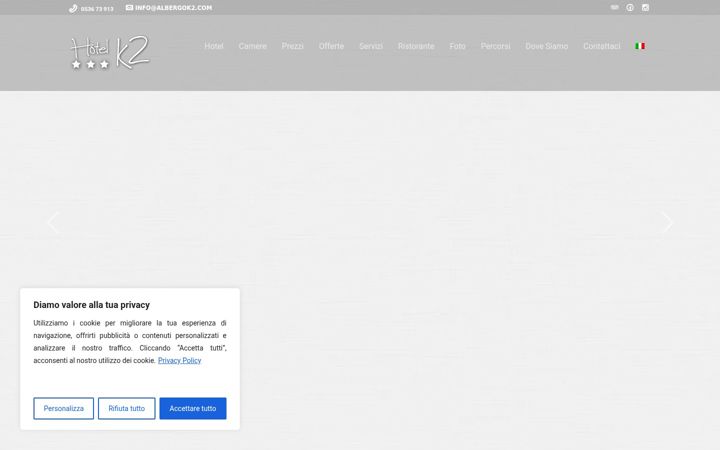 Screenshot του albergok2.com