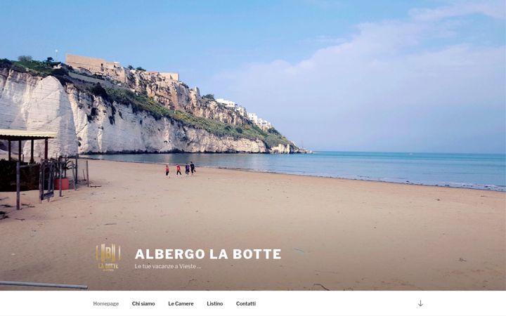 Screenshot of albergolabotte.it