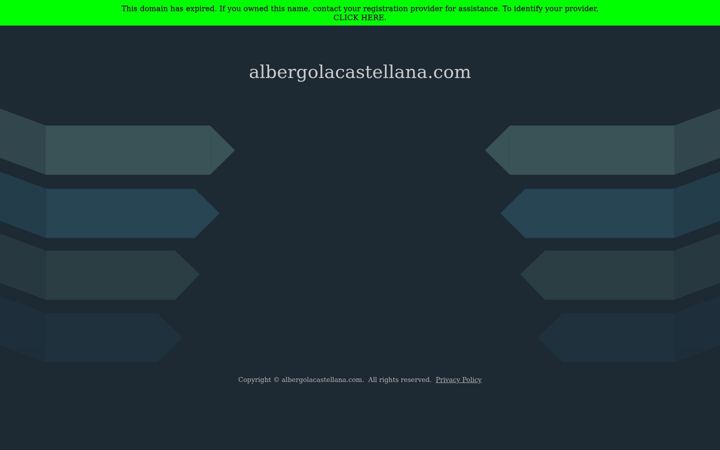Screenshot of albergolacastellana.com