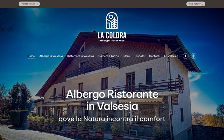 Screenshot of albergolacoldra.com