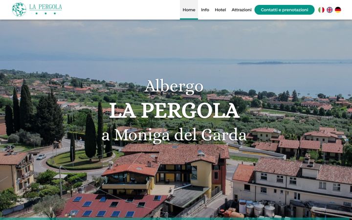 Screenshot of albergolapergola.eu