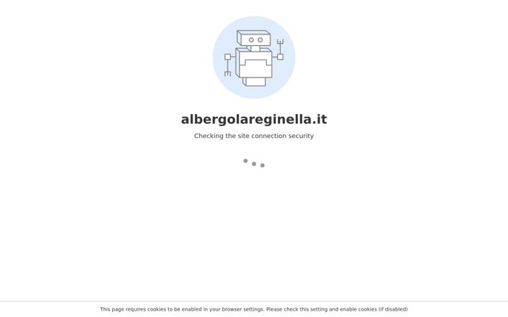 Screenshot of albergolareginella.it