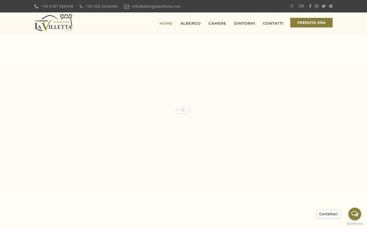 Screenshot of albergolavilletta.net