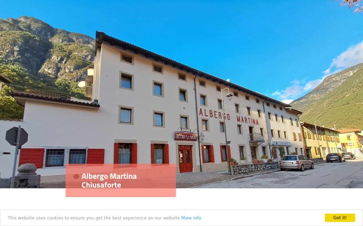 Screenshot of albergomartina.it