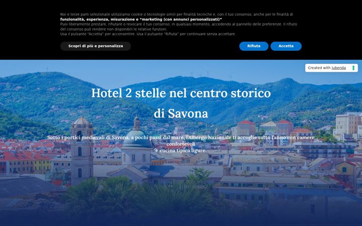 Screenshot of albergonazionalesv.com