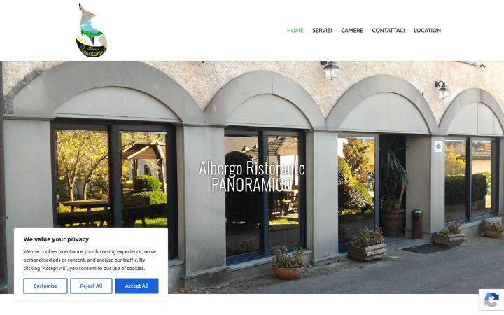 Screenshot of albergopanoramico.it