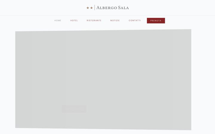 Screenshot of albergosala.com