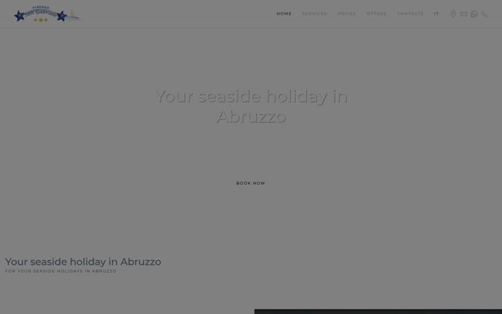 Screenshot of albergosangabriele.it