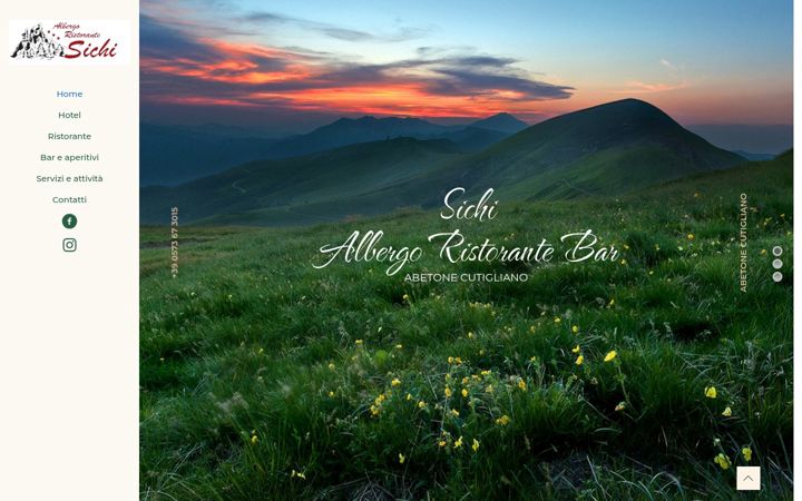 Screenshot of albergosichi.com
