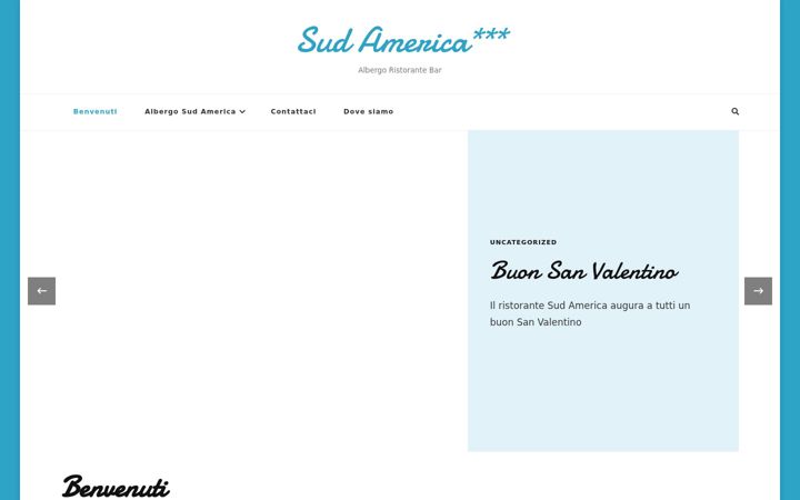 Screenshot ta' albergosudamerica.com
