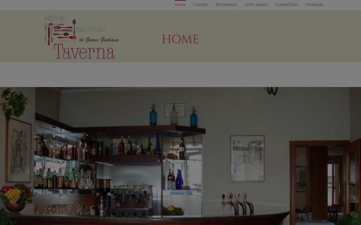 Screenshot of albergotaverna.com