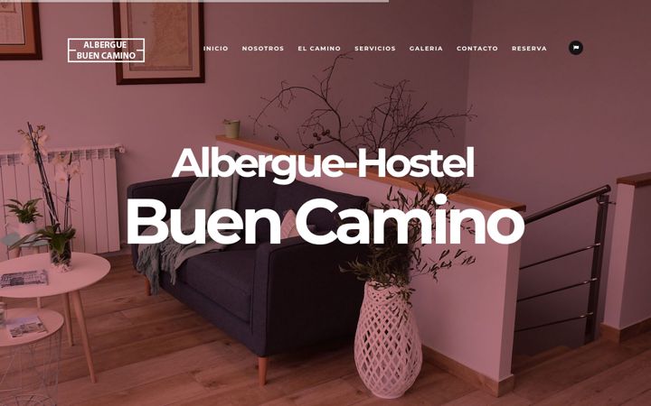 Screenshot of alberguebuencamino.net