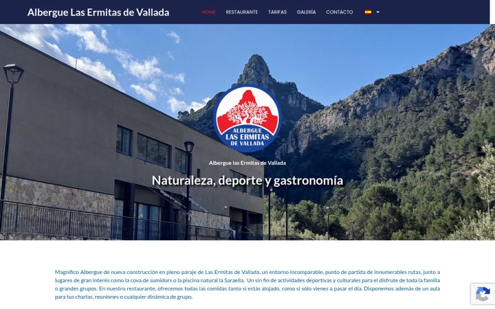 Screenshot of alberguevallada.com