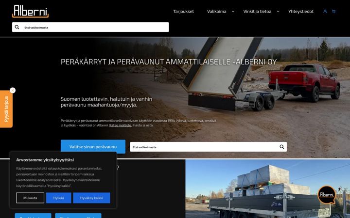 Screenshot of alberni.fi
