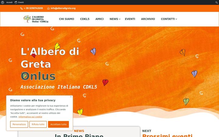 Screenshot von alberodigreta.org