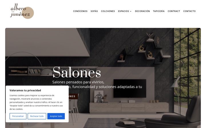 Screenshot of alberojimenez.com