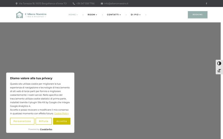 Screenshot von alberomaestro.it
