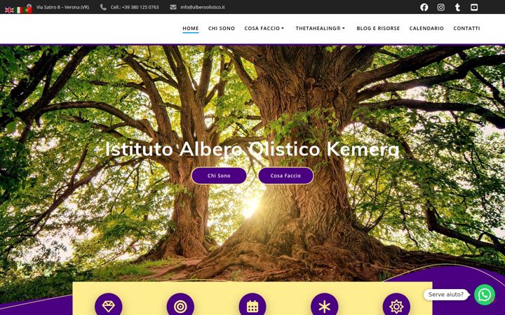Screenshot of alberoolistico.it