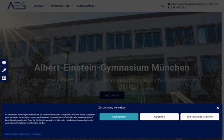 Screenshot of albert-einstein-gymnasium.com